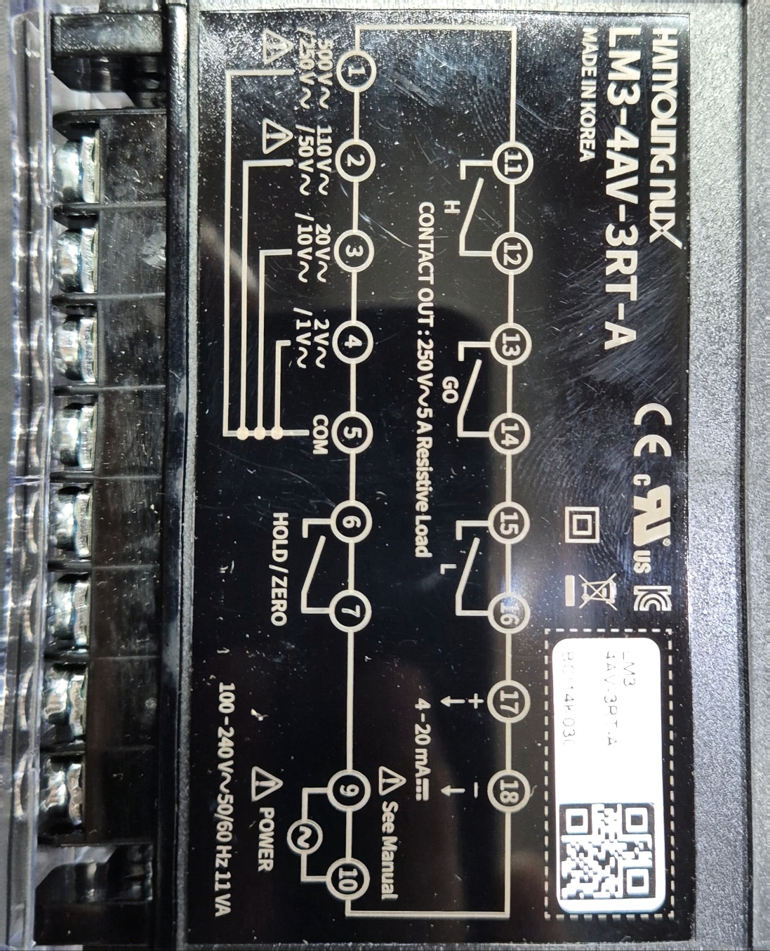 한영넉스/HANYOUNG NUX/ LM3-4AV-3RT-A/멀티 패널 미터/MULTI PANEL METER