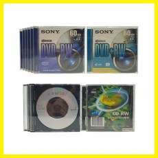 소니 SONY DVD-RW Double Sided Disk 미니 8cm 공CD 7장+멜로디 이메이션 CD-RW 미니 8cm 공CD 5장 일괄 (새상품)