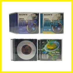 소니 SONY DVD-RW Double Sided Disk 미니 8cm 공CD 7장+멜로디 이메이션 CD-RW 미니 8cm 공CD 5장 일괄 (새상품)